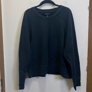 Madewell relaxed fit crewneck faded black sweatshirt size XL